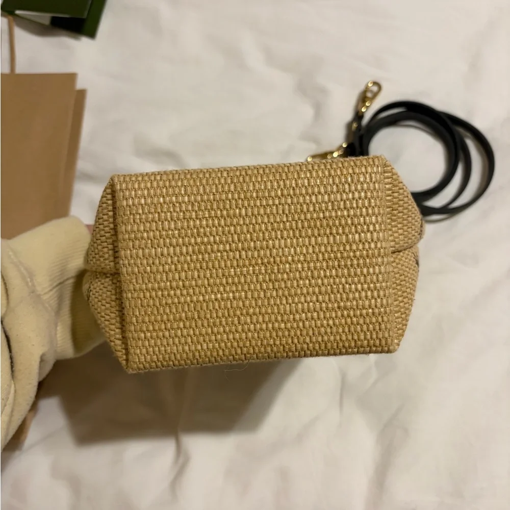 Longchamp Panier Pliage XS Handbag (10206) in Natural Khaki - Picture 5 of 8